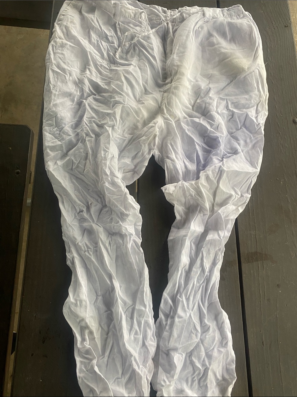 Lightweight White Women's Trousers - Easy Breezy Everyday